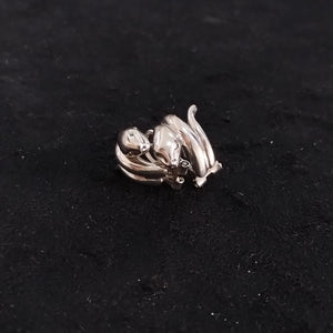ARETES PAR ORO BLANCO 14 K 5,70 GRMS (SEMINUEVO)