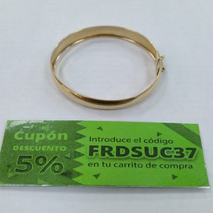 PULSERA RIGIDA ORO 14 K 6.8 GRMS (SEMINUEVO)