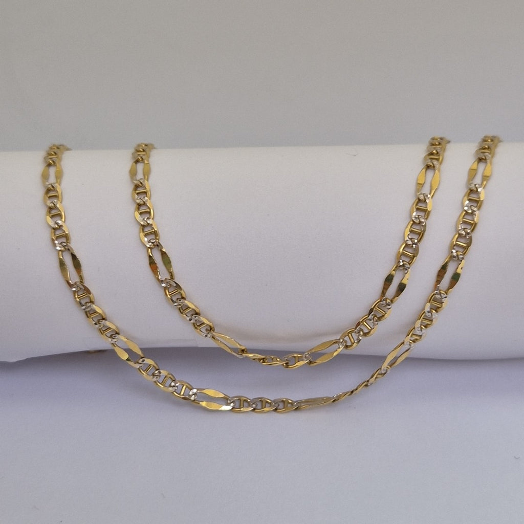 CADENA ORO, RODIADO 14 K 7.8 GRMS (SEMINUEVO)