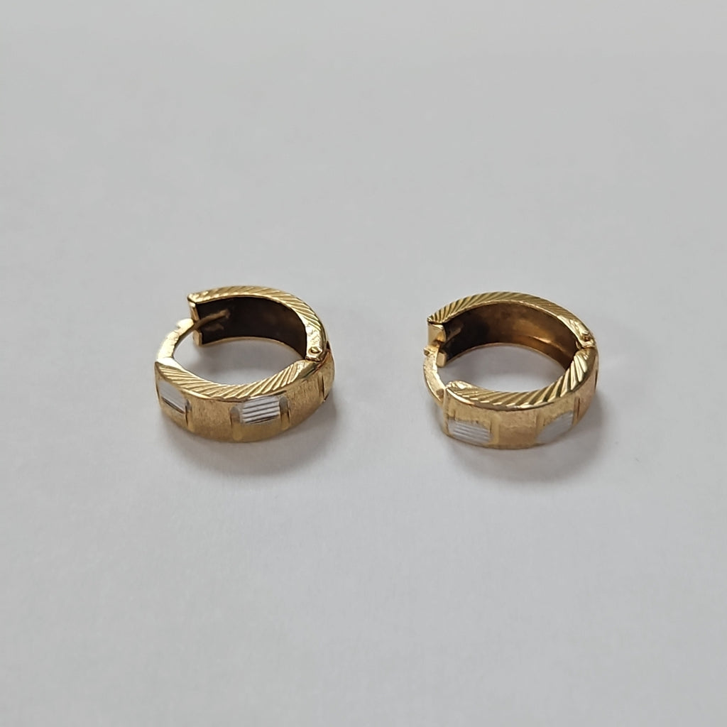 ARRACADAS PAR ORO 14 K 2,10 GRMS (SEMINUEVO)