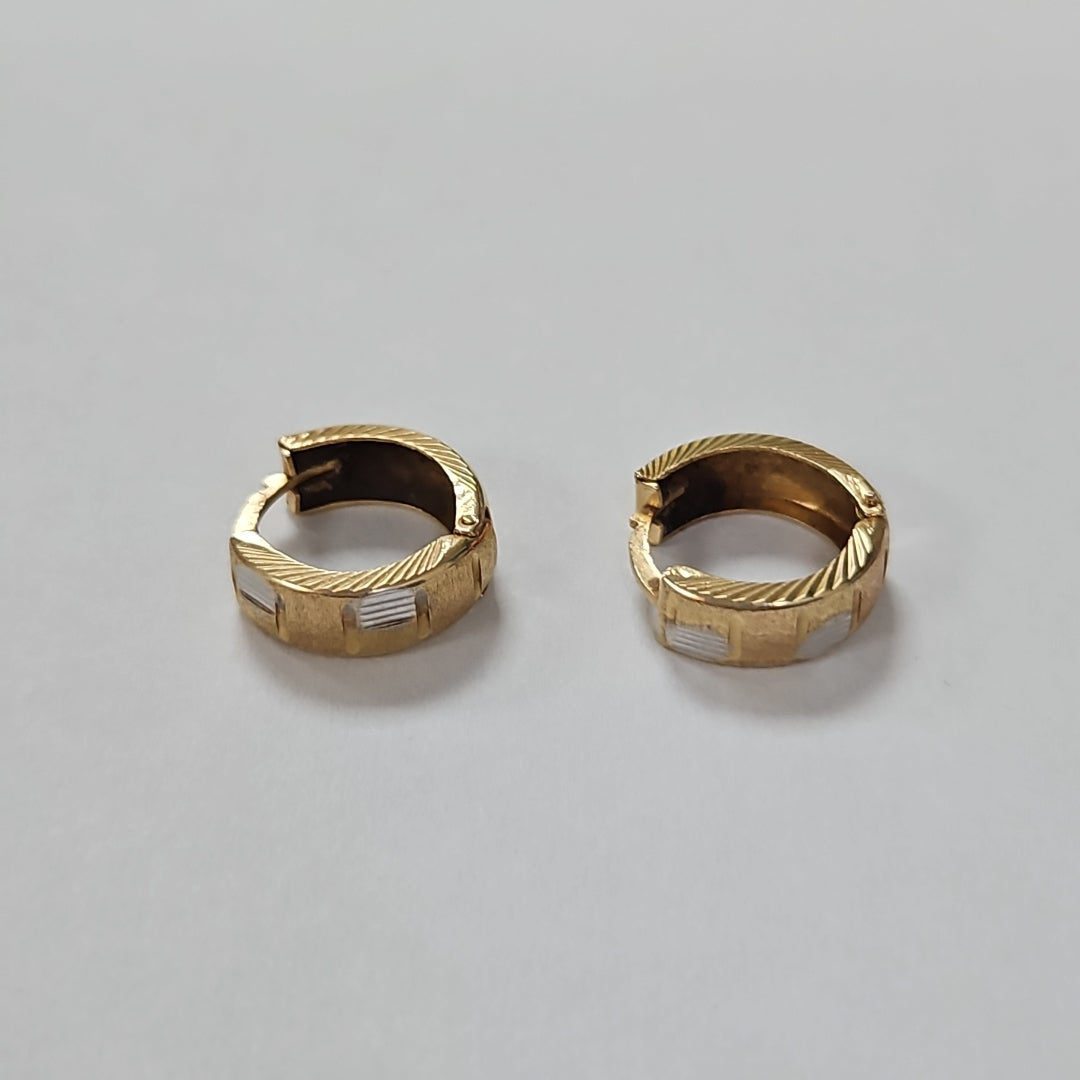 ARRACADAS PAR ORO 14 K 2,10 GRMS (SEMINUEVO)