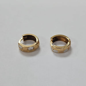 ARRACADAS PAR ORO 14 K 2,10 GRMS (SEMINUEVO)
