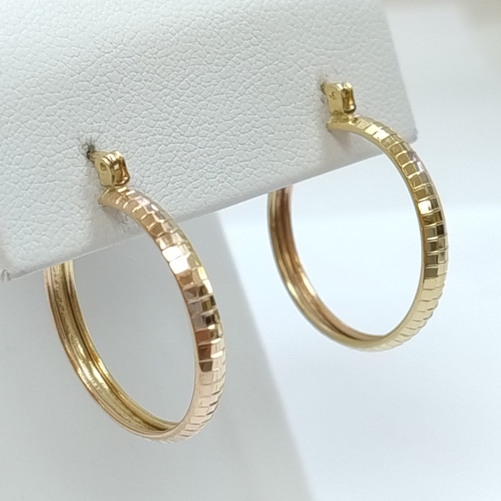ARRACADAS PAR ORO 14 K 2.4 GRMS (SEMINUEVO)
