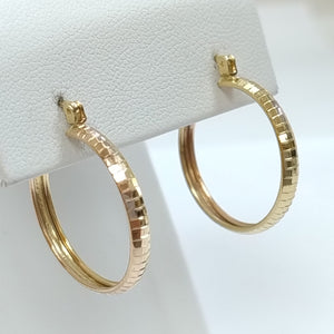 ARRACADAS PAR ORO 14 K 2.4 GRMS (SEMINUEVO)