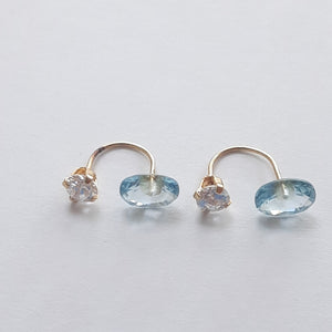 BROQUELES PAR ORO 14 K 0.8 GRMS (SEMINUEVO)