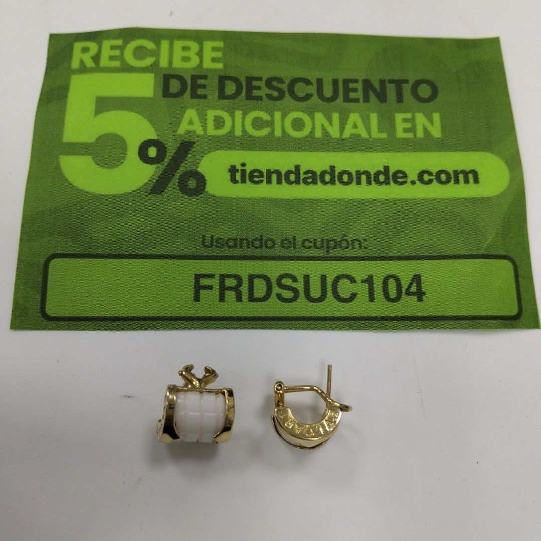 ARETES PAR ORO 14 K 8,50 GRMS (SEMINUEVO)