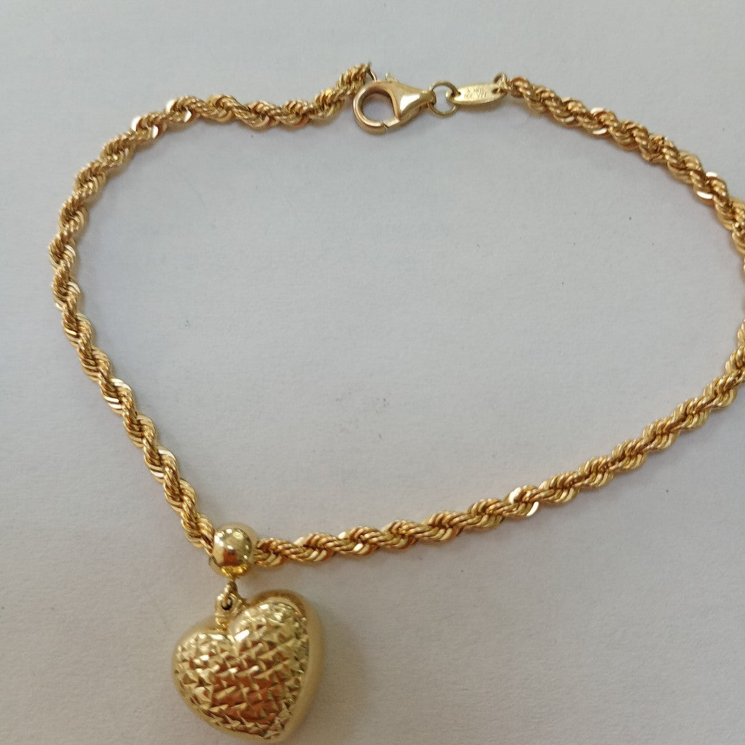 DIJE, PULSERA ORO 10 K 2.5 GRMS (SEMINUEVO)