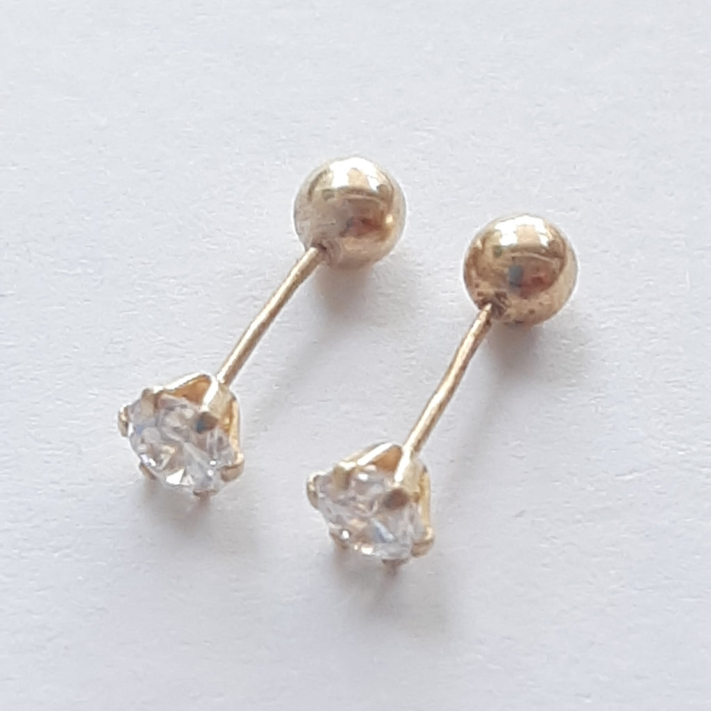 BROQUELES PAR ORO 14 K 0.4 GRMS (SEMINUEVO)