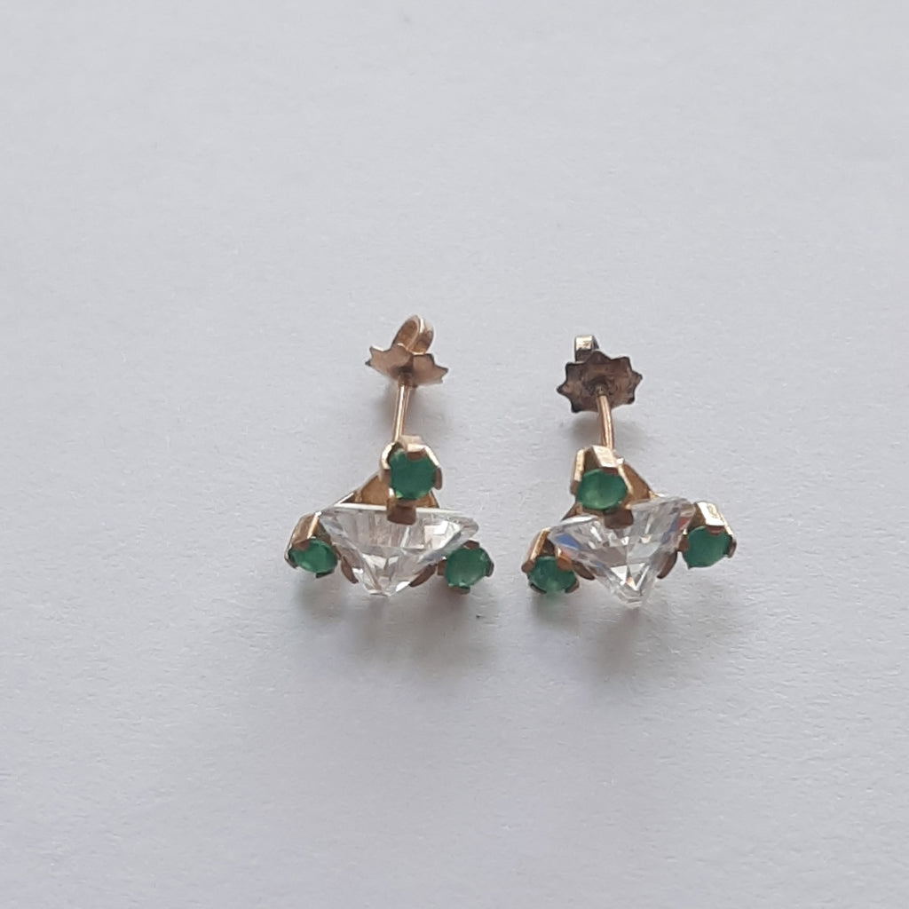 BROQUELES PAR ORO 14 K 0.7 GRMS (SEMINUEVO)