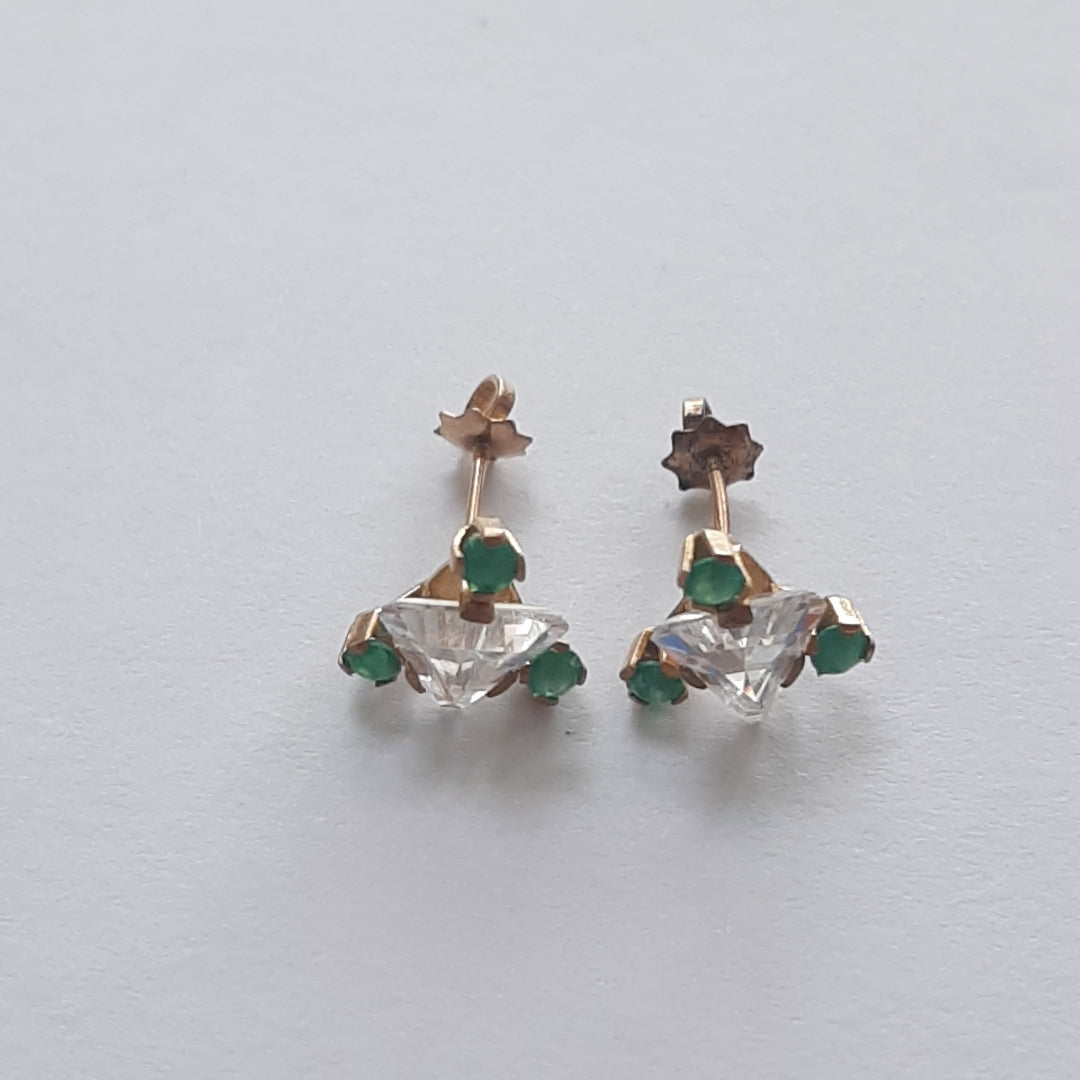 BROQUELES PAR ORO 14 K 0.7 GRMS (SEMINUEVO)