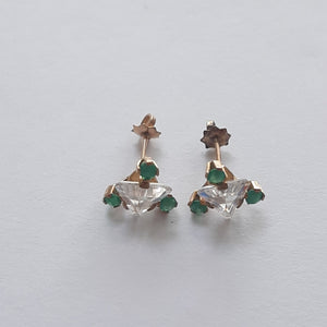 BROQUELES PAR ORO 14 K 0.7 GRMS (SEMINUEVO)