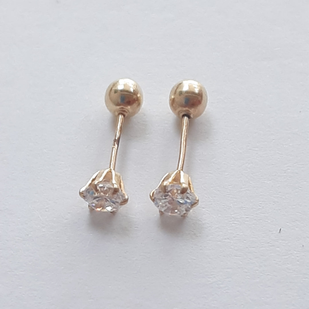 BROQUELES PAR ORO 14 K 0.4 GRMS (SEMINUEVO)