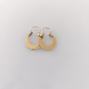 ARRACADAS PAR ORO 10 K 2.5 GRMS (SEMINUEVO)
