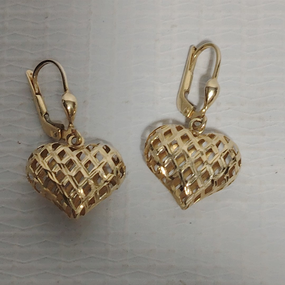 ARETES PAR ORO 14 K 2.2 GRMS (SEMINUEVO)