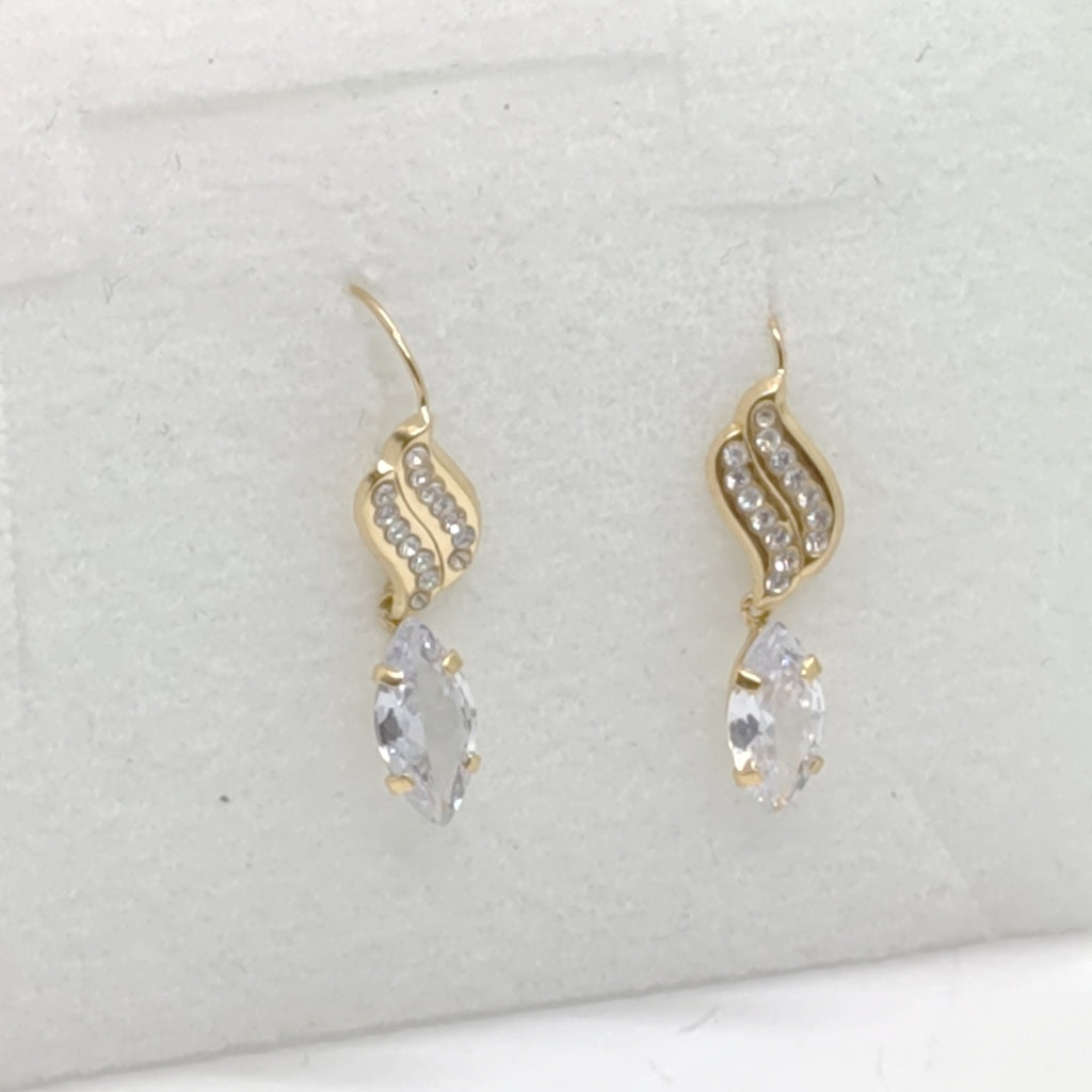 ARETES PAR ORO 10 K 1.1 GRMS (SEMINUEVO)
