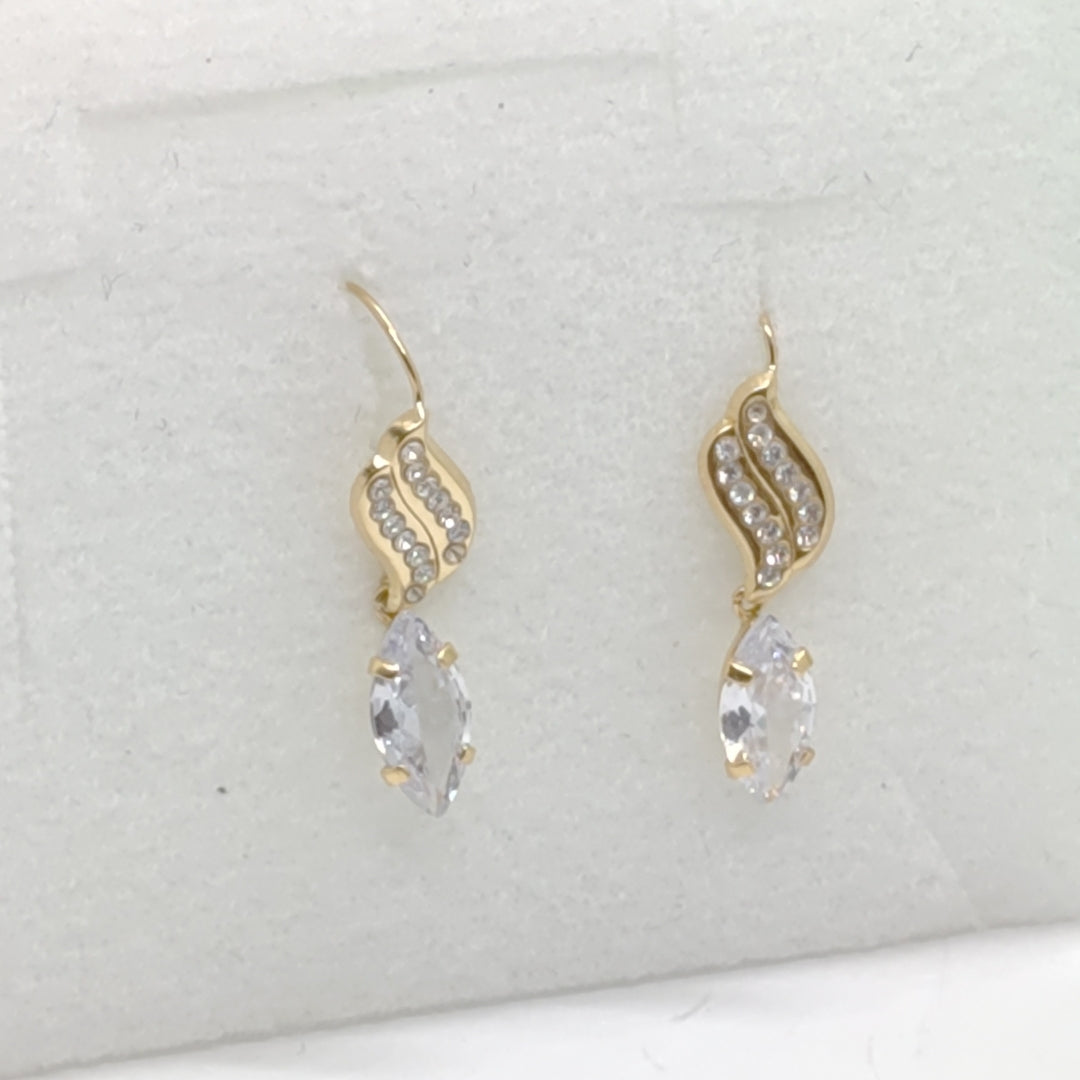 ARETES PAR ORO 10 K 1.1 GRMS (SEMINUEVO)