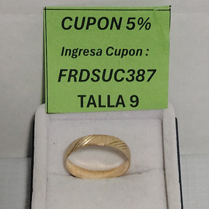ARGOLLA ORO 10 K 1,60 GRMS (SEMINUEVO)