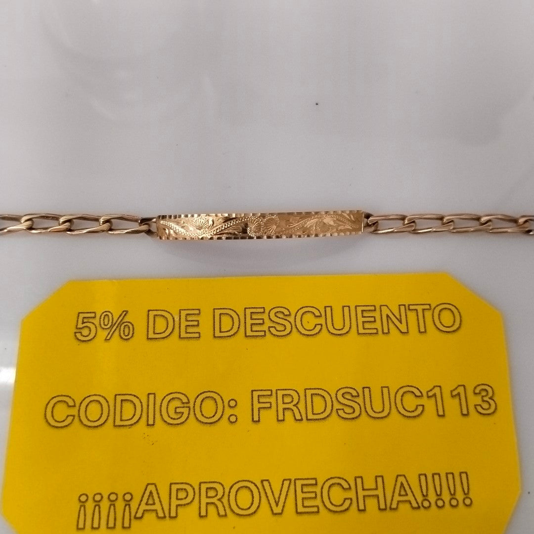 ESCLAVA ORO 14 K 10,50 GRMS (SEMINUEVO)