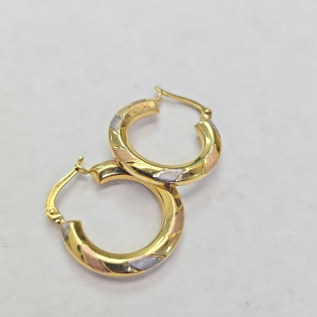 ARRACADAS PAR ORO 10 K 1.7 GRMS (SEMINUEVO)