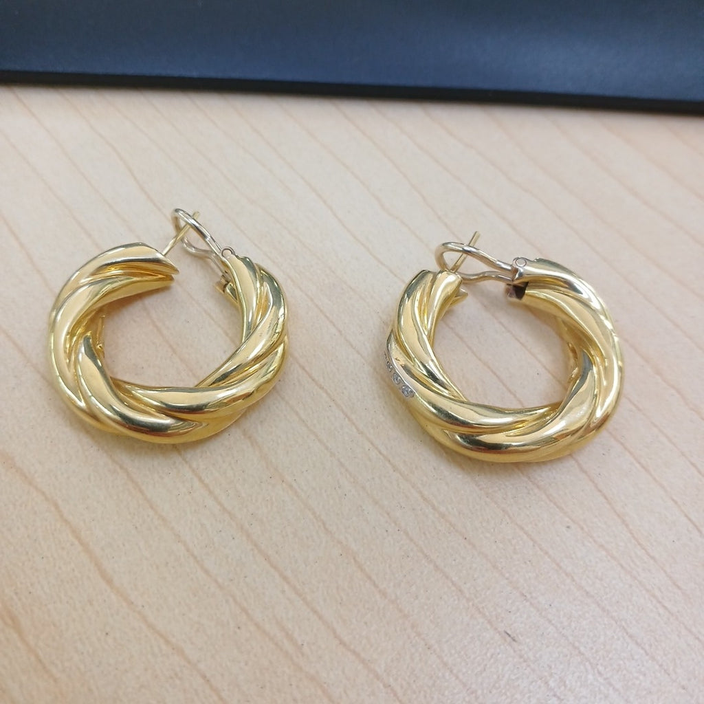 ARRACADAS PAR ORO 18 K 15,90 GRMS (SEMINUEVO)