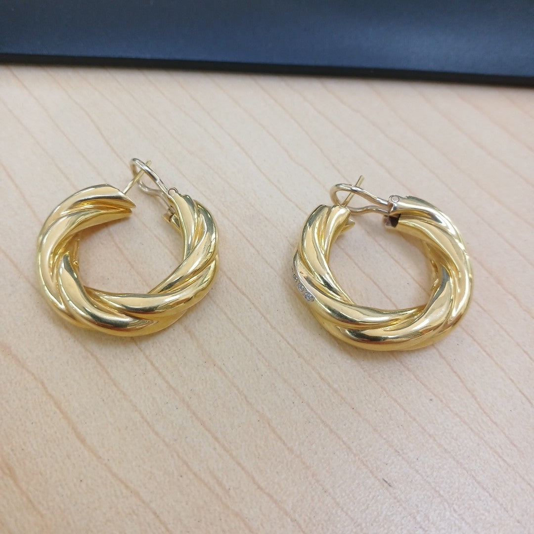 ARRACADAS PAR ORO 18 K 15,90 GRMS (SEMINUEVO)