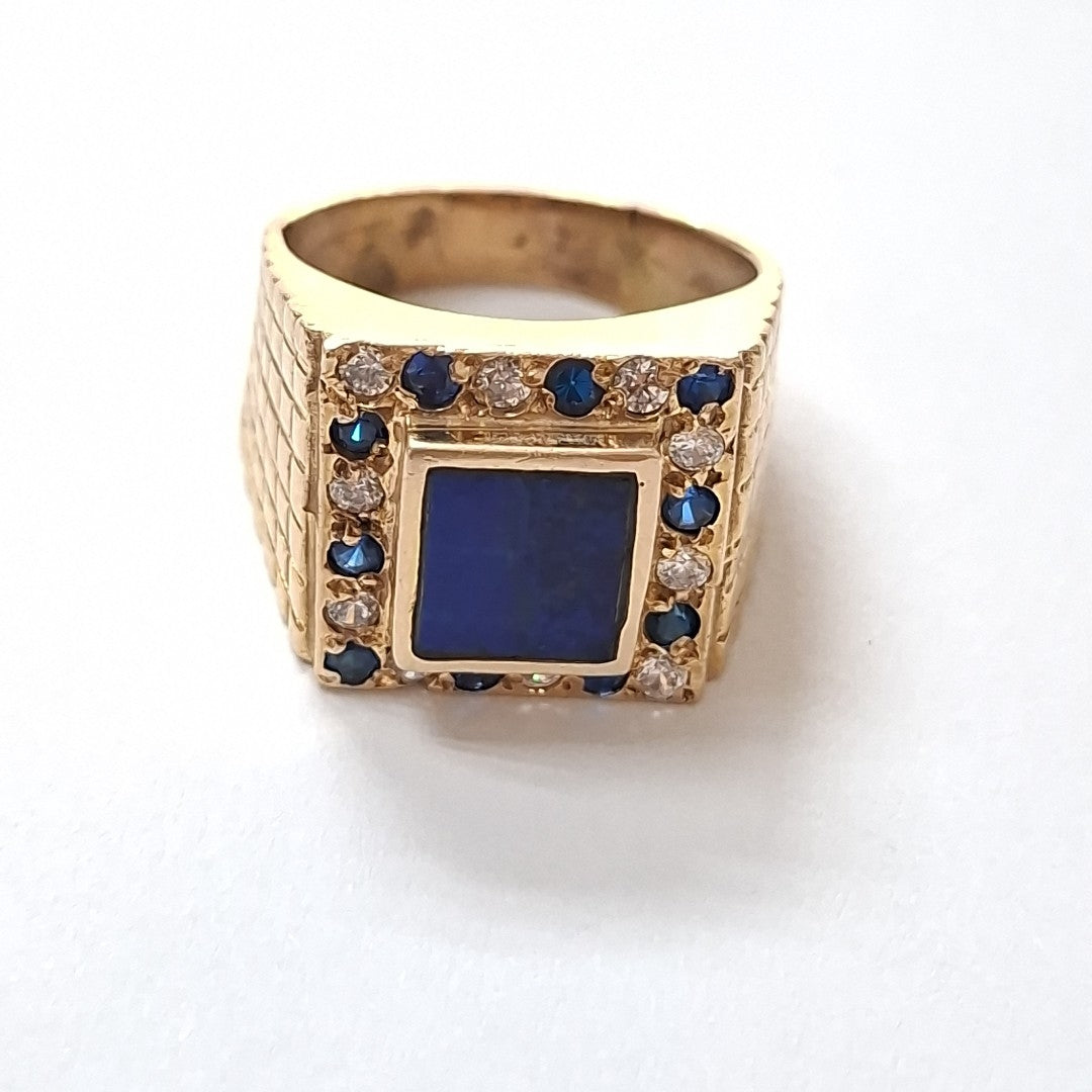 ANILLO ORO 14 K 10.9 GRMS (SEMINUEVO)