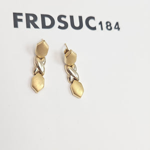 ARETES PAR ORO 14 K 3,20 GRMS (SEMINUEVO)