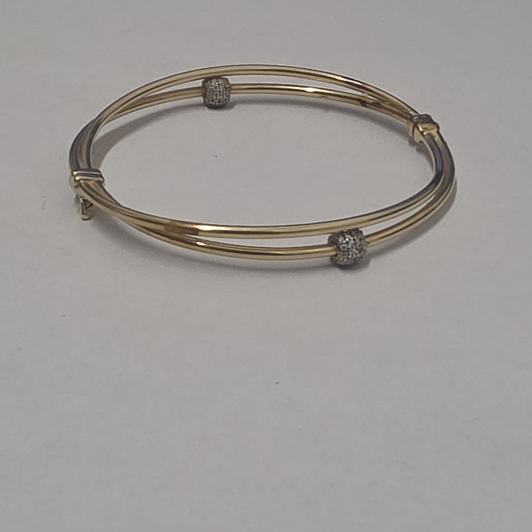 PULSERA RIGIDA ORO 14 K 6.8 GRMS (SEMINUEVO)