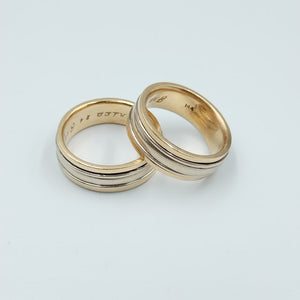 ARGOLLA ORO, ORO COMBINADO 14 K 16 GRMS (SEMINUEVO)