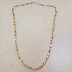 CADENA ORO,ORO COMBINADO 18 K 21,00 GRMS (SEMINUEVO)