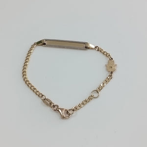 ESCLAVA ORO 14 K 2.3 GRMS (SEMINUEVO)