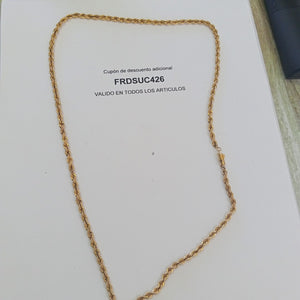 CADENA ORO 14 K 31,60 GRMS (SEMINUEVO)