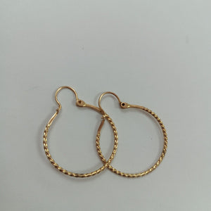 ARRACADAS PAR ORO 14 K 2,90 GRMS (SEMINUEVO)