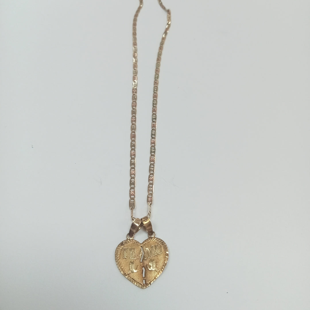 CADENA ORO, ORO COMBINADO 10 K 4 GRMS (SEMINUEVO)
