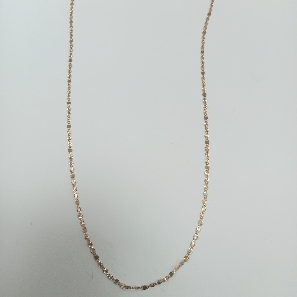 CADENA ORO COMBINADO 14 K 1,30 GRMS (SEMINUEVO)