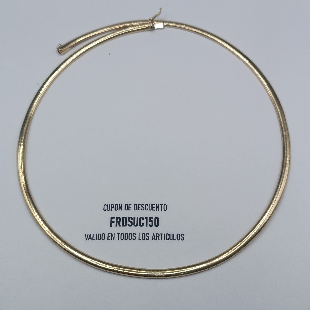 GARGANTILLA ORO 14 K 22.3 GRMS (SEMINUEVO)