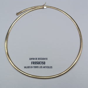 GARGANTILLA ORO 14 K 22.3 GRMS (SEMINUEVO)