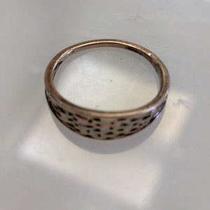 ANILLO ORO, ORO COMBINADO 10 K 1.7 GRMS (SEMINUEVO)