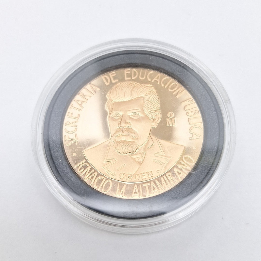 MEDALLA CONMEMORATIVA ORO 21 K 41,90 GRMS (SEMINUEVO)