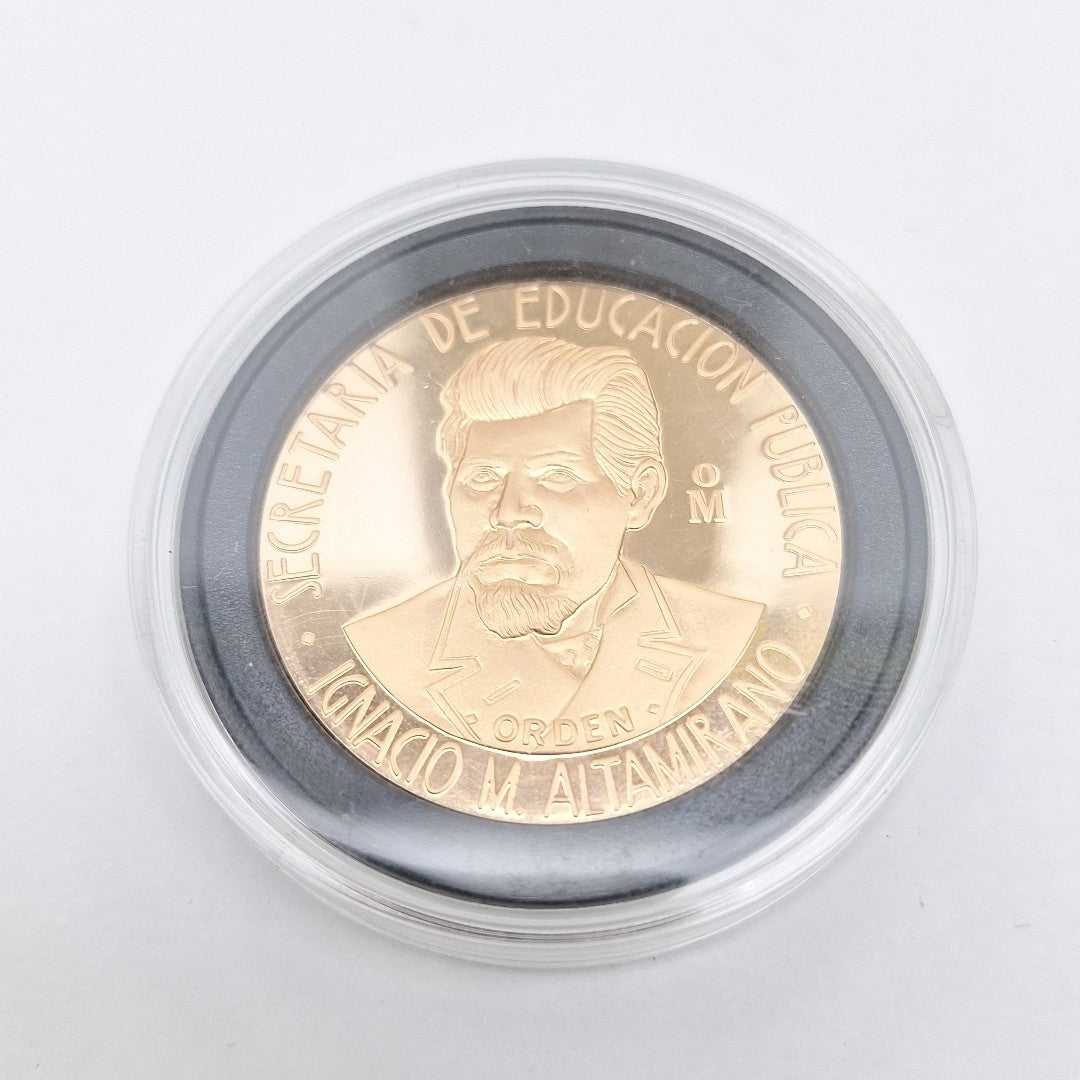 MEDALLA CONMEMORATIVA ORO 21 K 41,90 GRMS (SEMINUEVO)