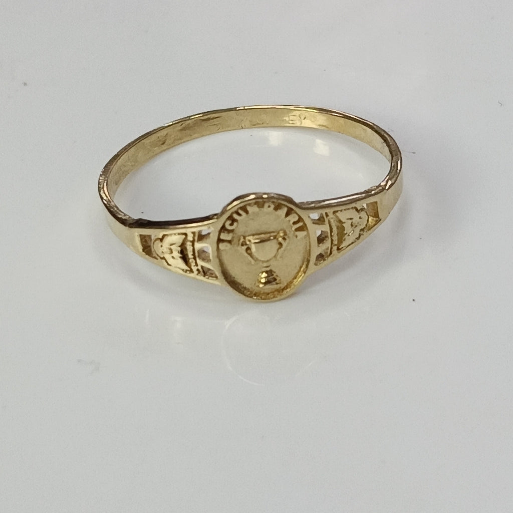ANILLO DE GRADUACIÓN ORO 10 K 1,10 GRMS (SEMINUEVO)