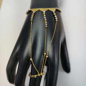 PULSERA ORO, ORO COMBINADO 14 K 6.3 GRMS (SEMINUEVO)