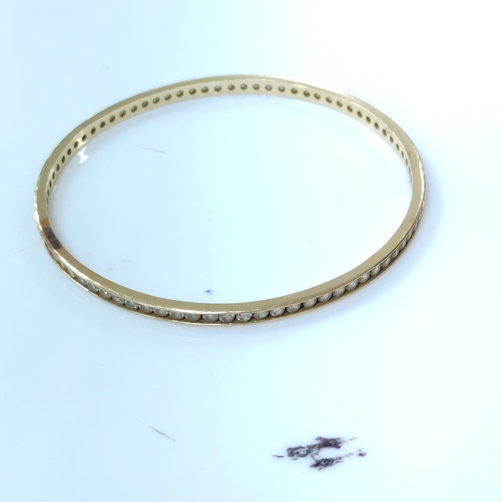 PULSERA RIGIDA ORO 14 K 10,80 GRMS (SEMINUEVO)