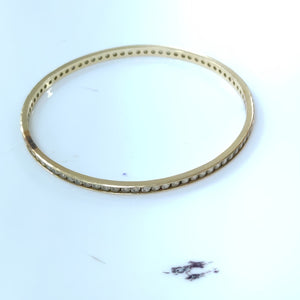 PULSERA RIGIDA ORO 14 K 10,80 GRMS (SEMINUEVO)