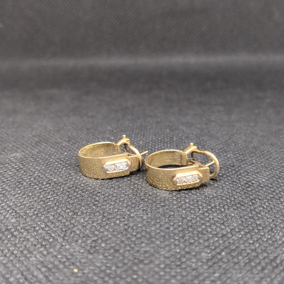 ARETES PAR ORO 14 K 6.4 GRMS (SEMINUEVO)