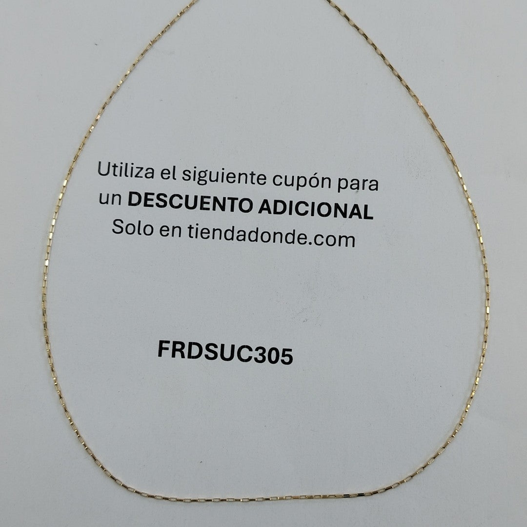 CADENA ORO 14 K 1,40 GRMS (SEMINUEVO)