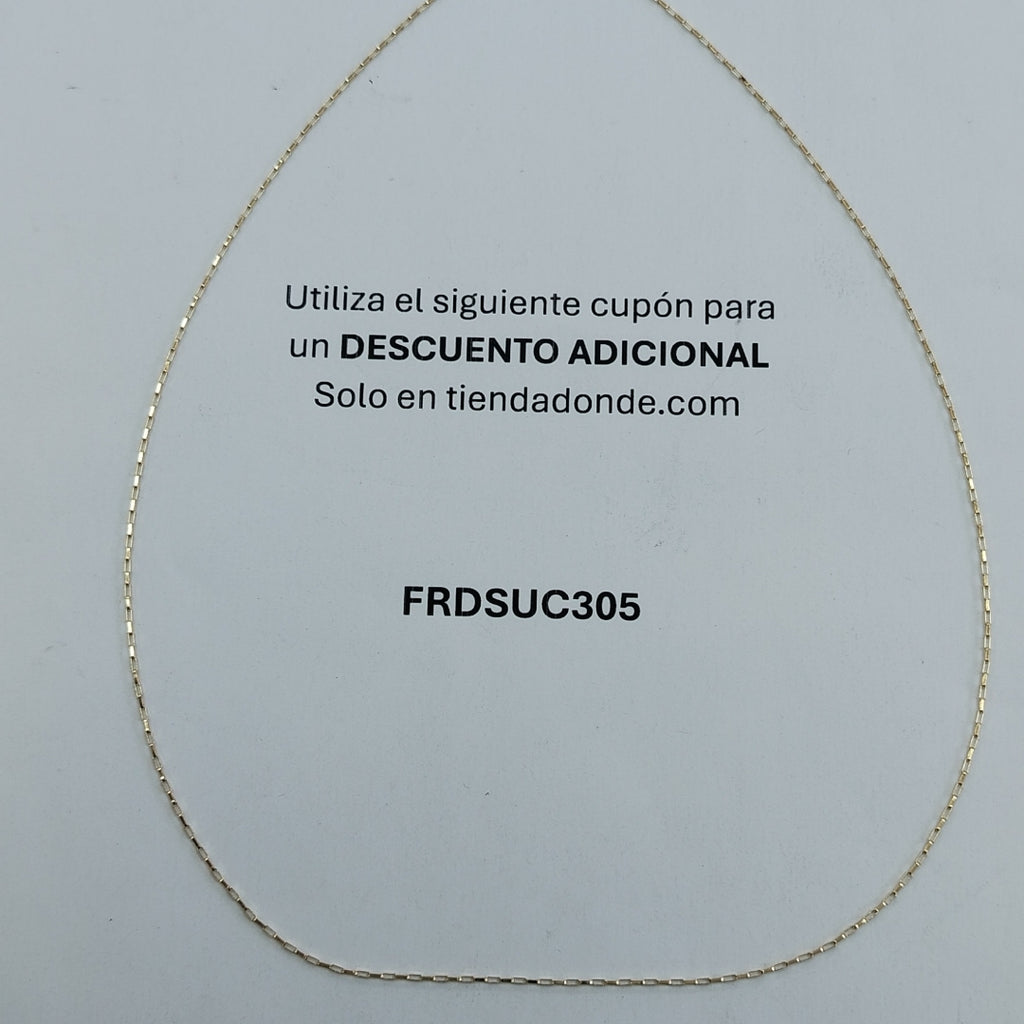 CADENA ORO 14 K 1,50 GRMS (SEMINUEVO)