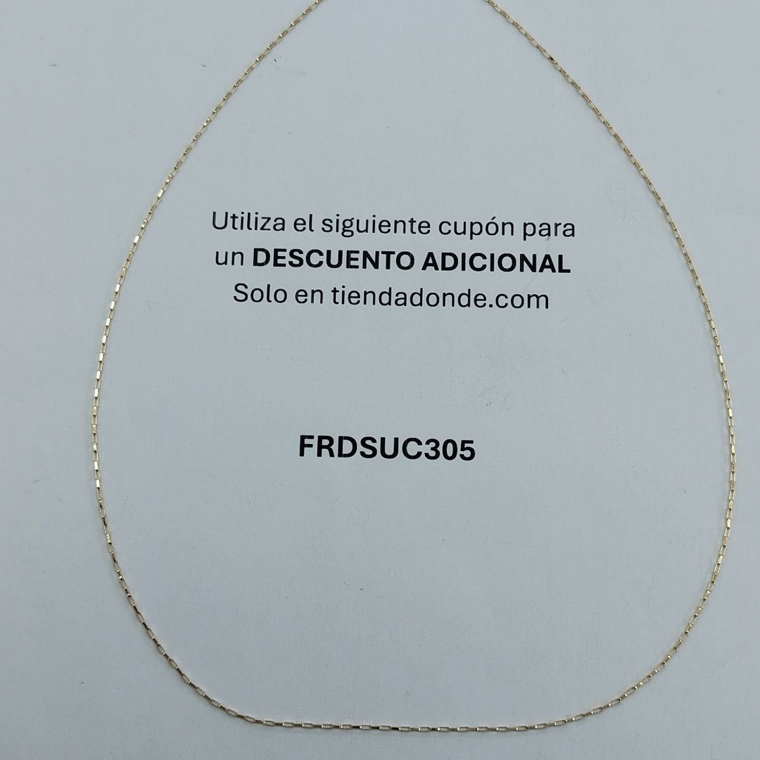 CADENA ORO 14 K 1,50 GRMS (SEMINUEVO)