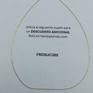 CADENA ORO 14 K 1,50 GRMS (SEMINUEVO)