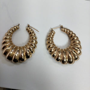 ARRACADAS PAR ORO 14 K 9.9 GRMS (SEMINUEVO)
